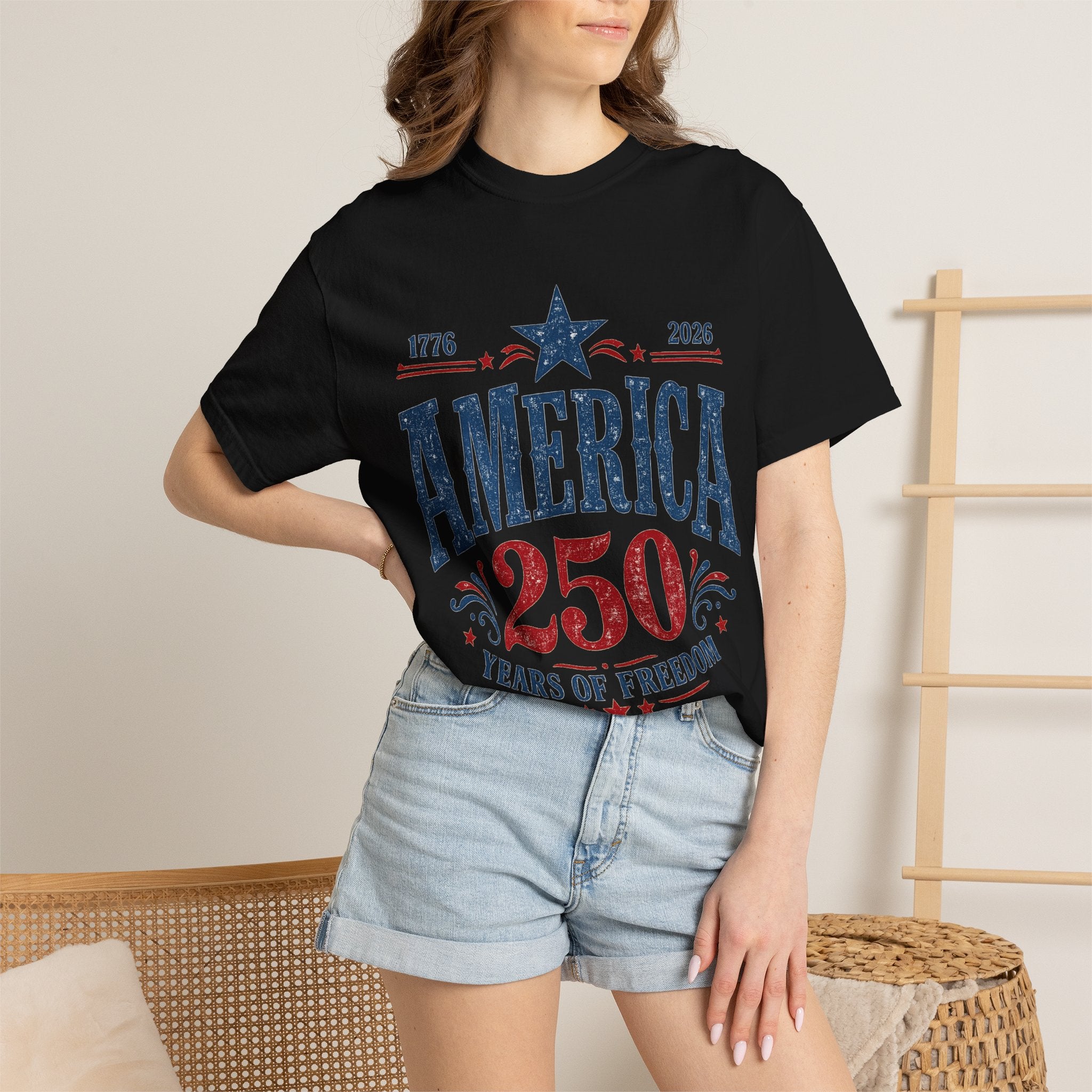 America 250 Years of Freedom T-Shirt | 1776-2026 Patriotic Tee