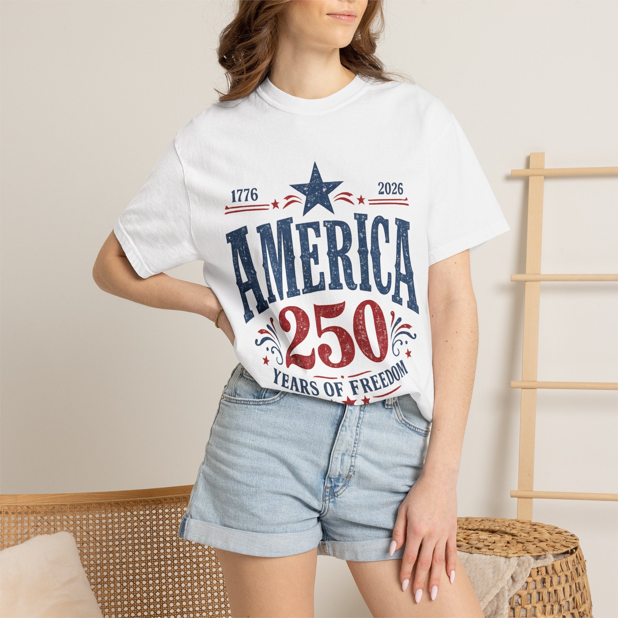 America 250 Years of Freedom T-Shirt | 1776-2026 Patriotic Tee